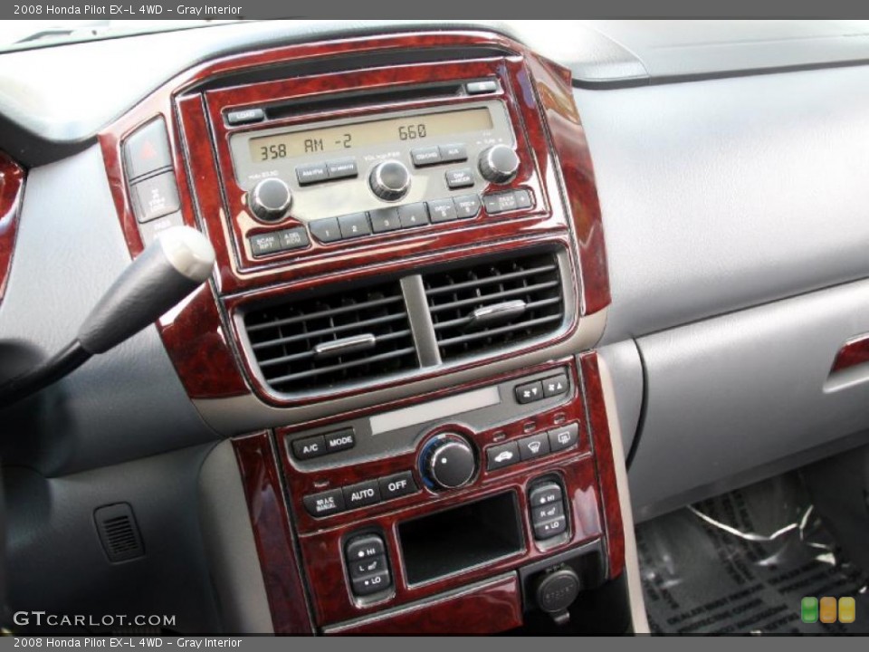 Gray Interior Controls for the 2008 Honda Pilot EX-L 4WD #39058768