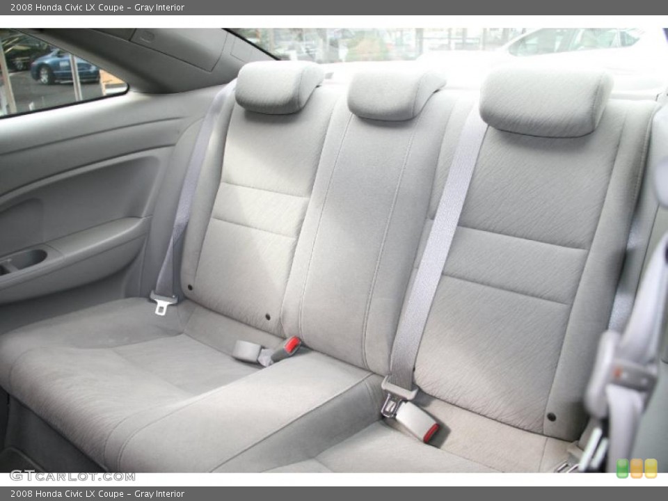 Gray Interior Photo for the 2008 Honda Civic LX Coupe #39058892