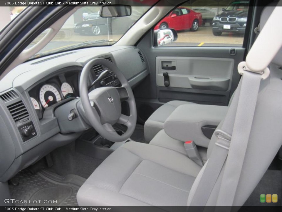 Medium Slate Gray Interior Prime Interior for the 2006 Dodge Dakota ST Club Cab #39060819