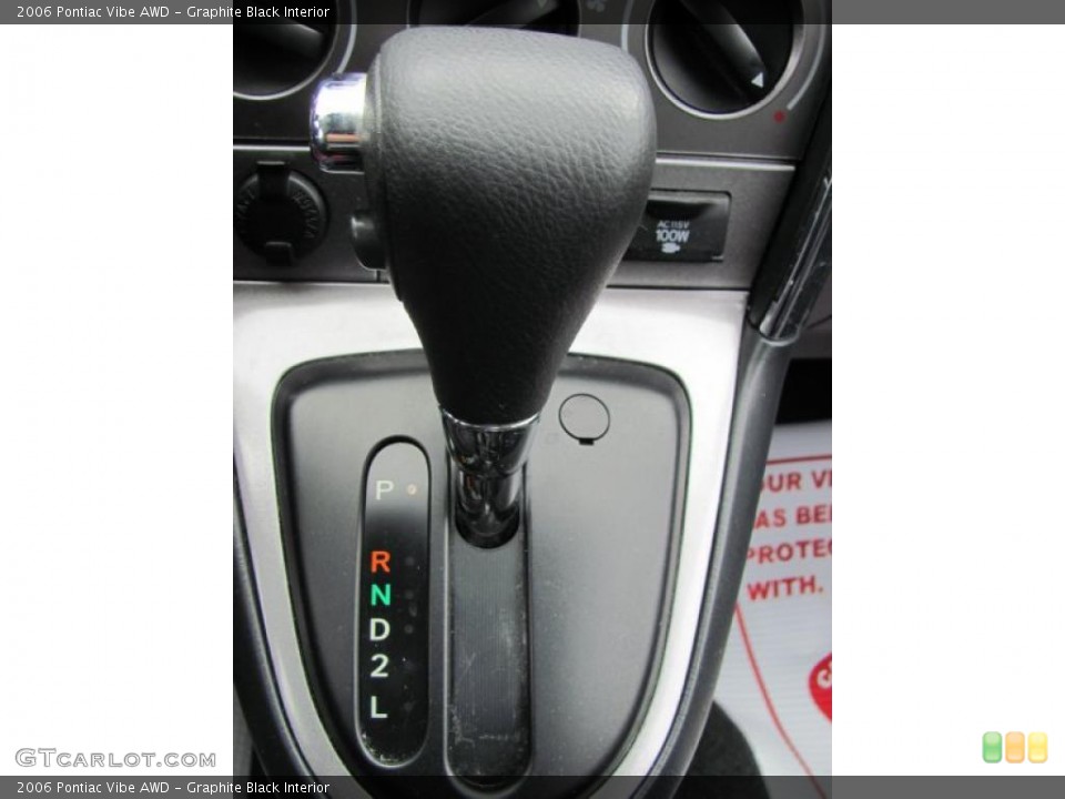 Graphite Black Interior Transmission for the 2006 Pontiac Vibe AWD #39061015