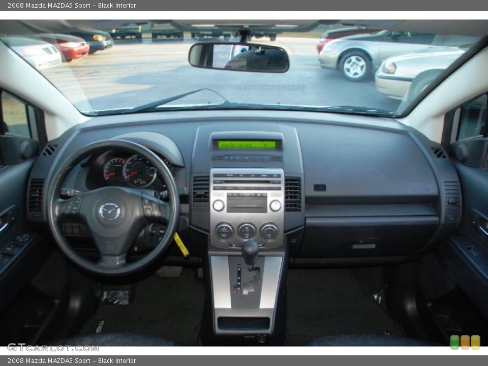 Black Interior Dashboard for the 2008 Mazda MAZDA5 Sport #39061363