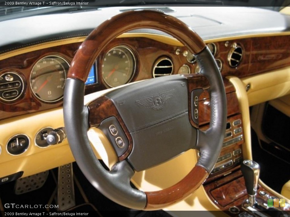 Saffron/Beluga Interior Steering Wheel for the 2009 Bentley Arnage T #39062099
