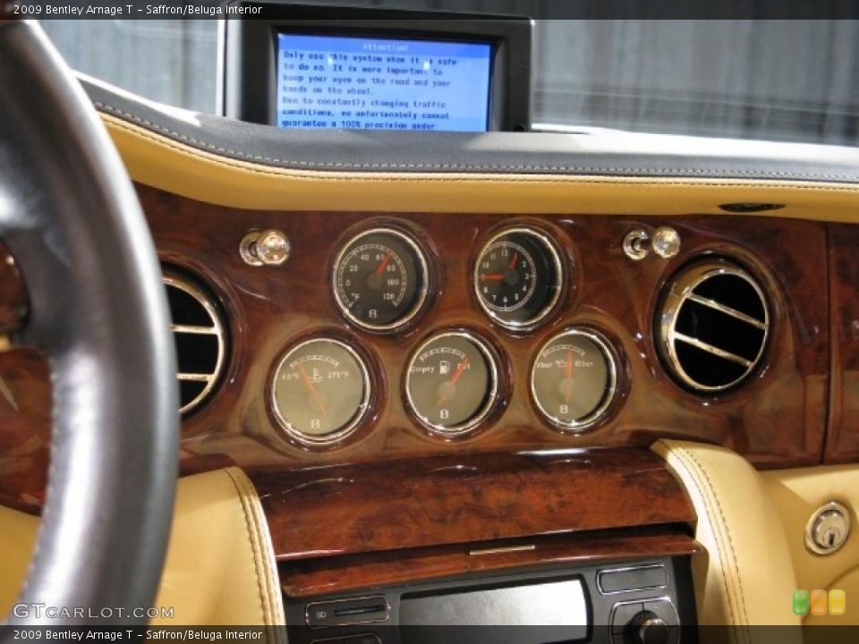 Saffron/Beluga Interior Gauges for the 2009 Bentley Arnage T #39062131