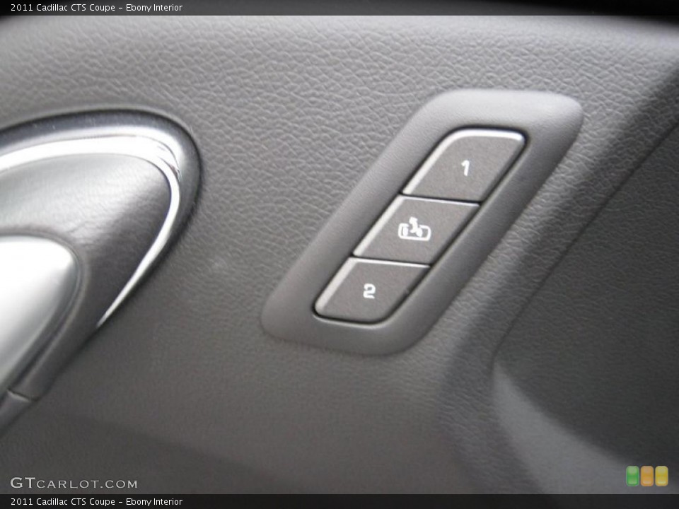 Ebony Interior Controls for the 2011 Cadillac CTS Coupe #39062439