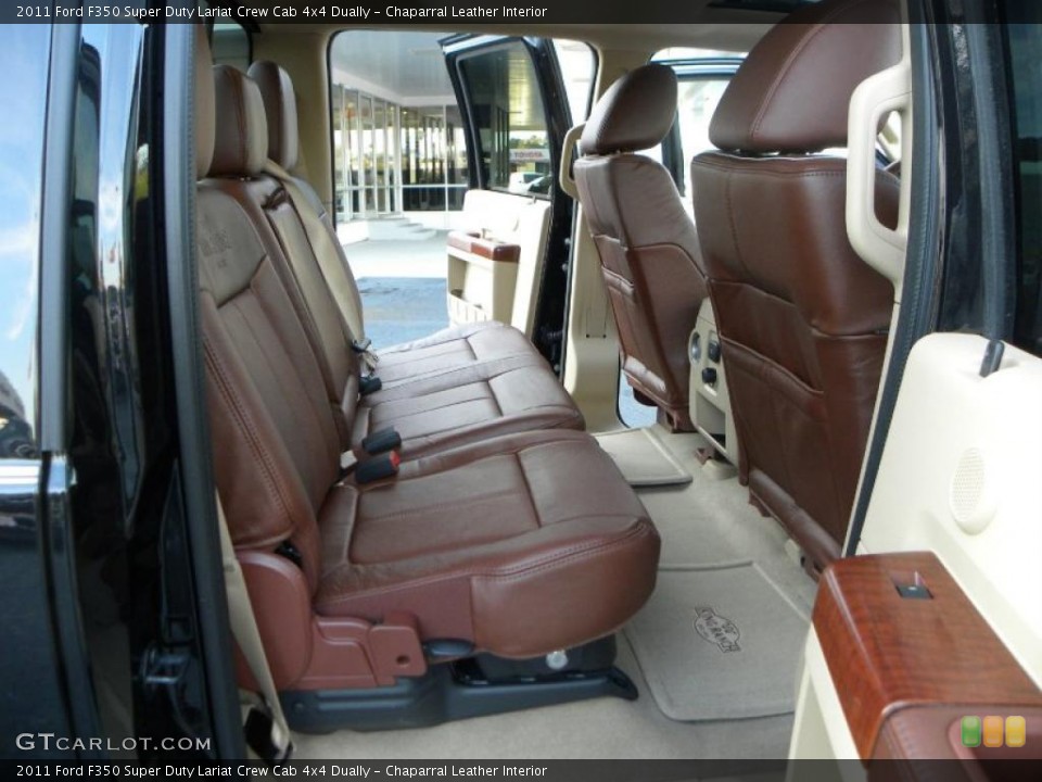 Chaparral Leather Interior Photo for the 2011 Ford F350 Super Duty Lariat Crew Cab 4x4 Dually #39062491