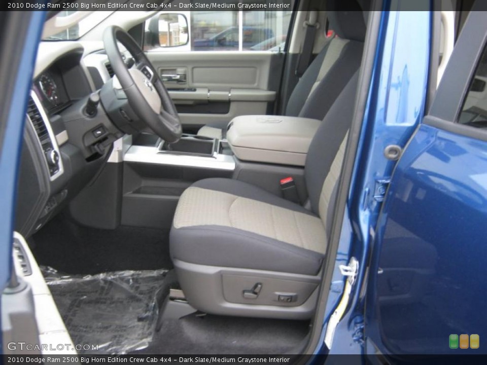 Dark Slate/Medium Graystone Interior Photo for the 2010 Dodge Ram 2500 Big Horn Edition Crew Cab 4x4 #39062751