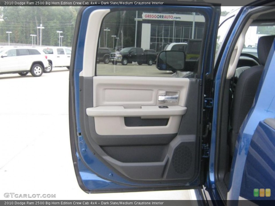 Dark Slate/Medium Graystone Interior Door Panel for the 2010 Dodge Ram 2500 Big Horn Edition Crew Cab 4x4 #39062835