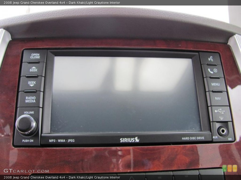 Dark Khaki/Light Graystone Interior Controls for the 2008 Jeep Grand Cherokee Overland 4x4 #39062955