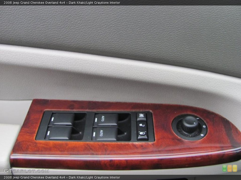 Dark Khaki/Light Graystone Interior Controls for the 2008 Jeep Grand Cherokee Overland 4x4 #39062987