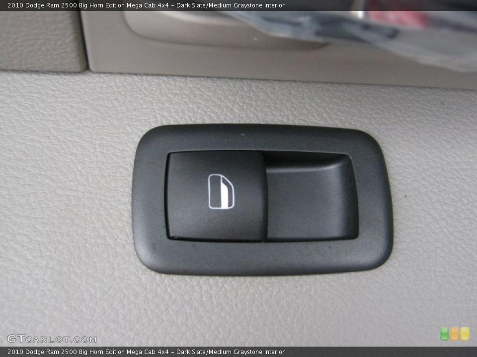 Dark Slate/Medium Graystone Interior Controls for the 2010 Dodge Ram 2500 Big Horn Edition Mega Cab 4x4 #39063283