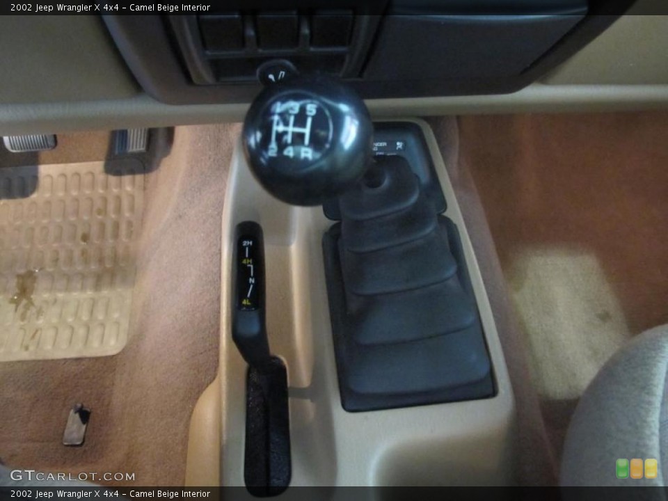Camel Beige Interior Transmission for the 2002 Jeep Wrangler X 4x4 #39064719