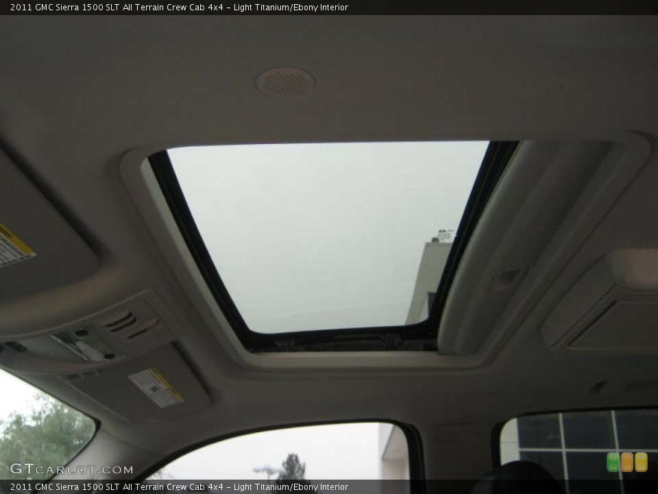 Light Titanium/Ebony Interior Sunroof for the 2011 GMC Sierra 1500 SLT All Terrain Crew Cab 4x4 #39064763