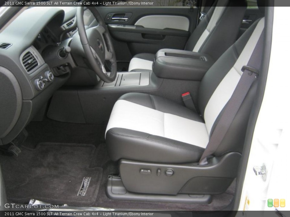 Light Titanium/Ebony Interior Photo for the 2011 GMC Sierra 1500 SLT All Terrain Crew Cab 4x4 #39064775