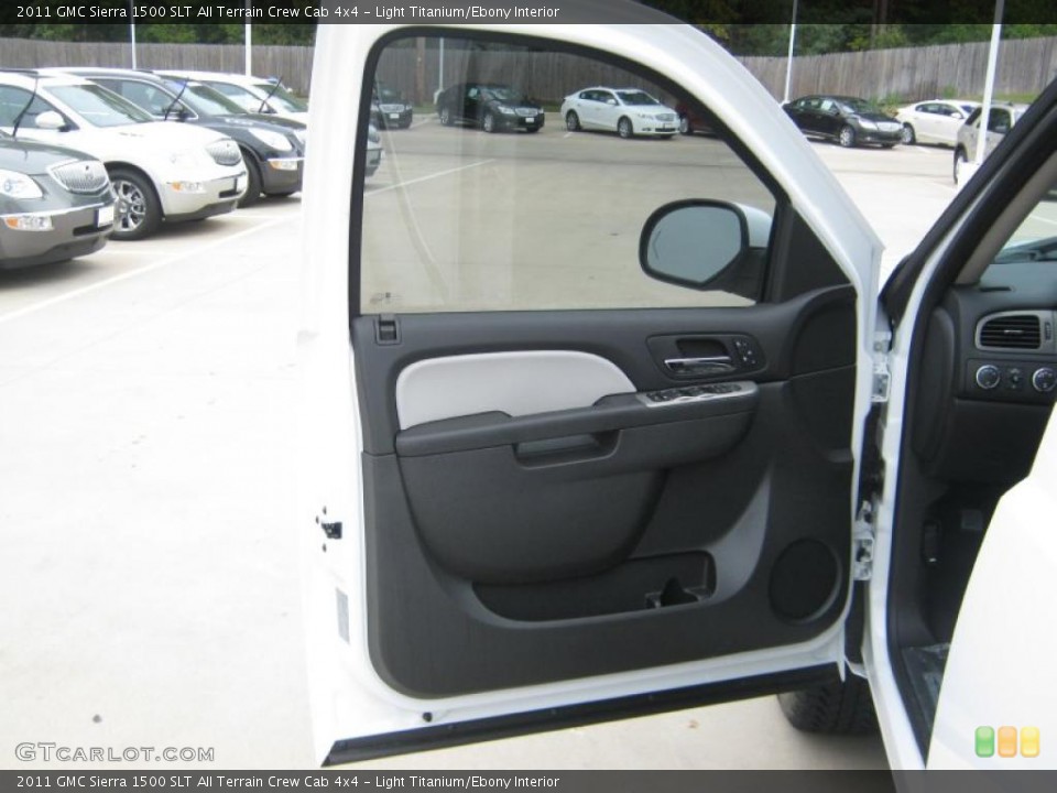 Light Titanium/Ebony Interior Door Panel for the 2011 GMC Sierra 1500 SLT All Terrain Crew Cab 4x4 #39064823