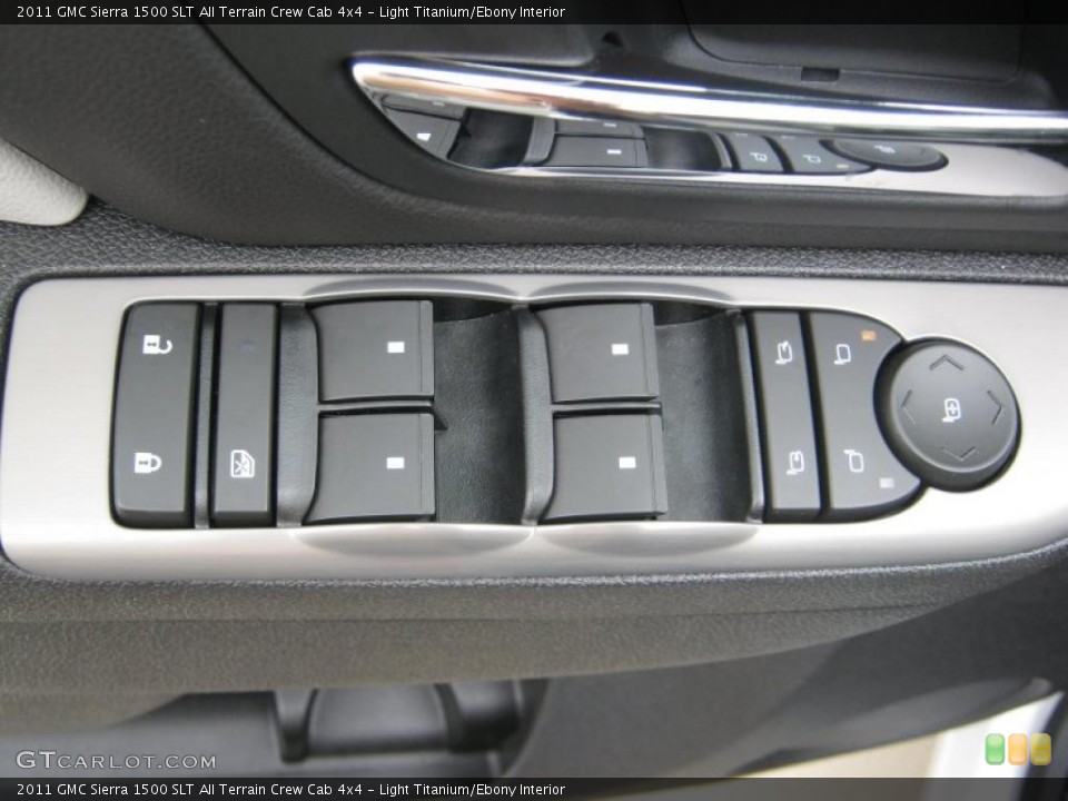 Light Titanium/Ebony Interior Controls for the 2011 GMC Sierra 1500 SLT All Terrain Crew Cab 4x4 #39064839