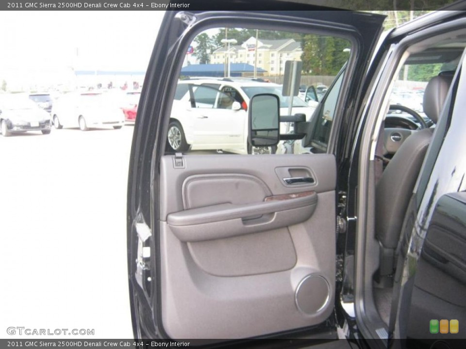 Ebony Interior Door Panel for the 2011 GMC Sierra 2500HD Denali Crew Cab 4x4 #39065551