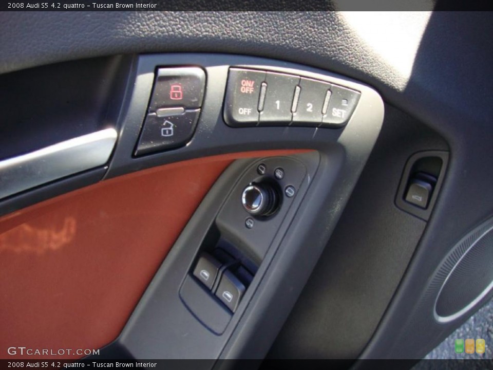 Tuscan Brown Interior Controls for the 2008 Audi S5 4.2 quattro #39066243