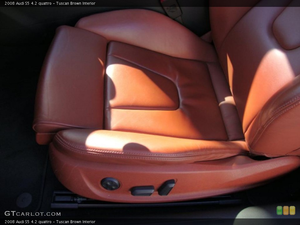 Tuscan Brown Interior Photo for the 2008 Audi S5 4.2 quattro #39066259