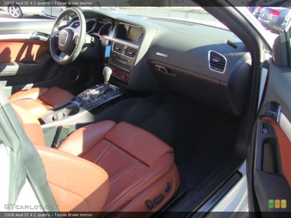 Tuscan Brown Interior Dashboard for the 2008 Audi S5 4.2 quattro #39066291