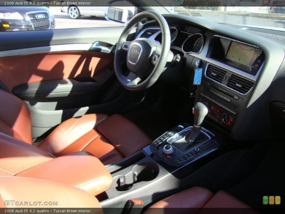 Tuscan Brown Interior Photo for the 2008 Audi S5 4.2 quattro #39066307