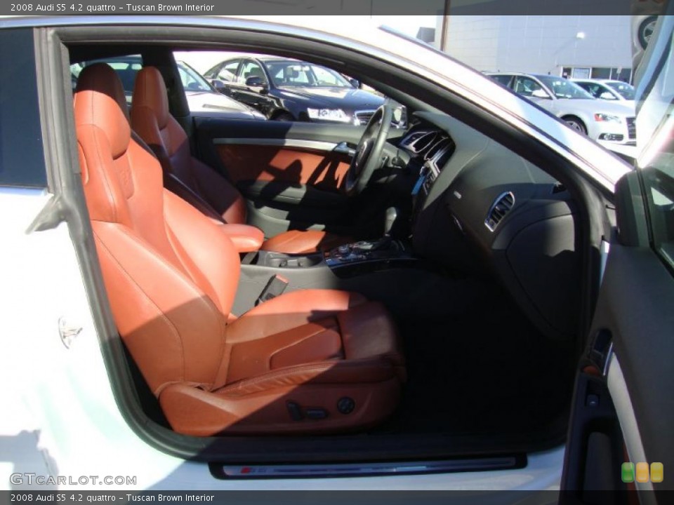 Tuscan Brown Interior Photo for the 2008 Audi S5 4.2 quattro #39066323