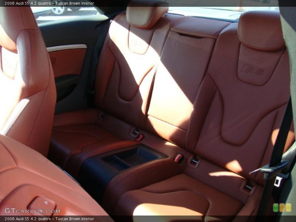 Tuscan Brown Interior Photo for the 2008 Audi S5 4.2 quattro #39066495