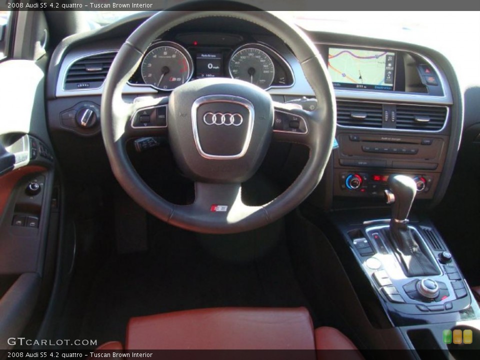 Tuscan Brown Interior Dashboard for the 2008 Audi S5 4.2 quattro #39066511
