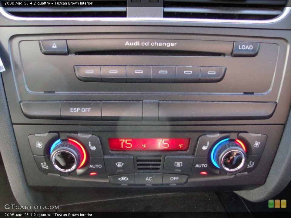 Tuscan Brown Interior Controls for the 2008 Audi S5 4.2 quattro #39066631