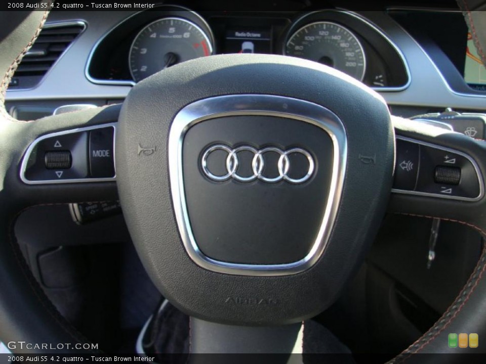 Tuscan Brown Interior Controls for the 2008 Audi S5 4.2 quattro #39066723