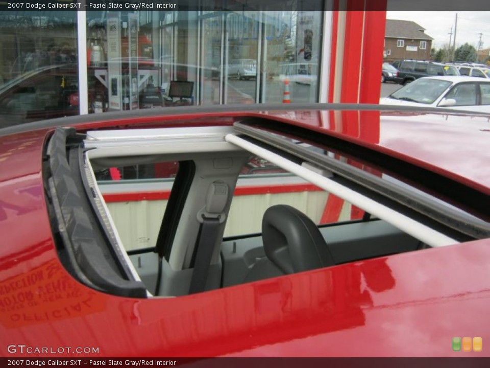 Pastel Slate Gray/Red Interior Sunroof for the 2007 Dodge Caliber SXT #39066831