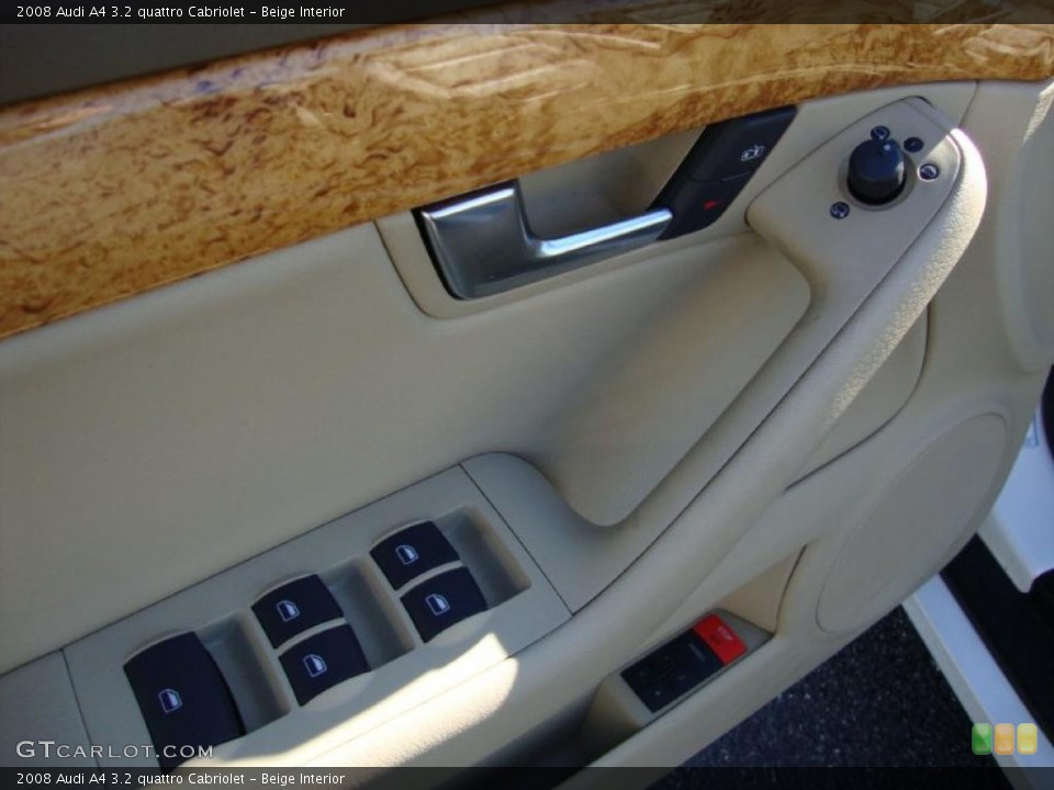 Beige Interior Door Panel for the 2008 Audi A4 3.2 quattro Cabriolet #39066963