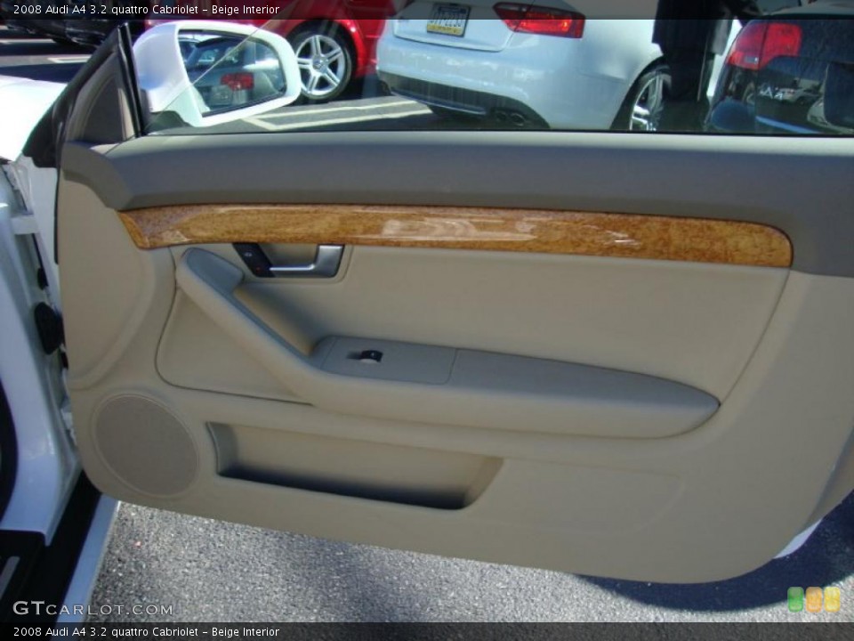 Beige Interior Door Panel for the 2008 Audi A4 3.2 quattro Cabriolet #39067059