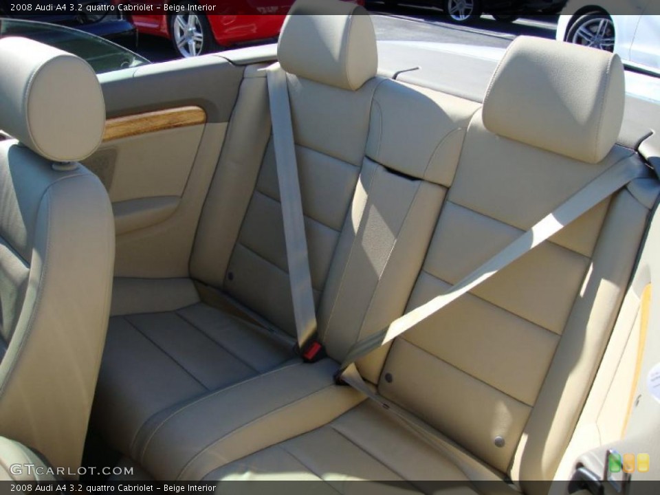 Beige Interior Photo for the 2008 Audi A4 3.2 quattro Cabriolet #39067127