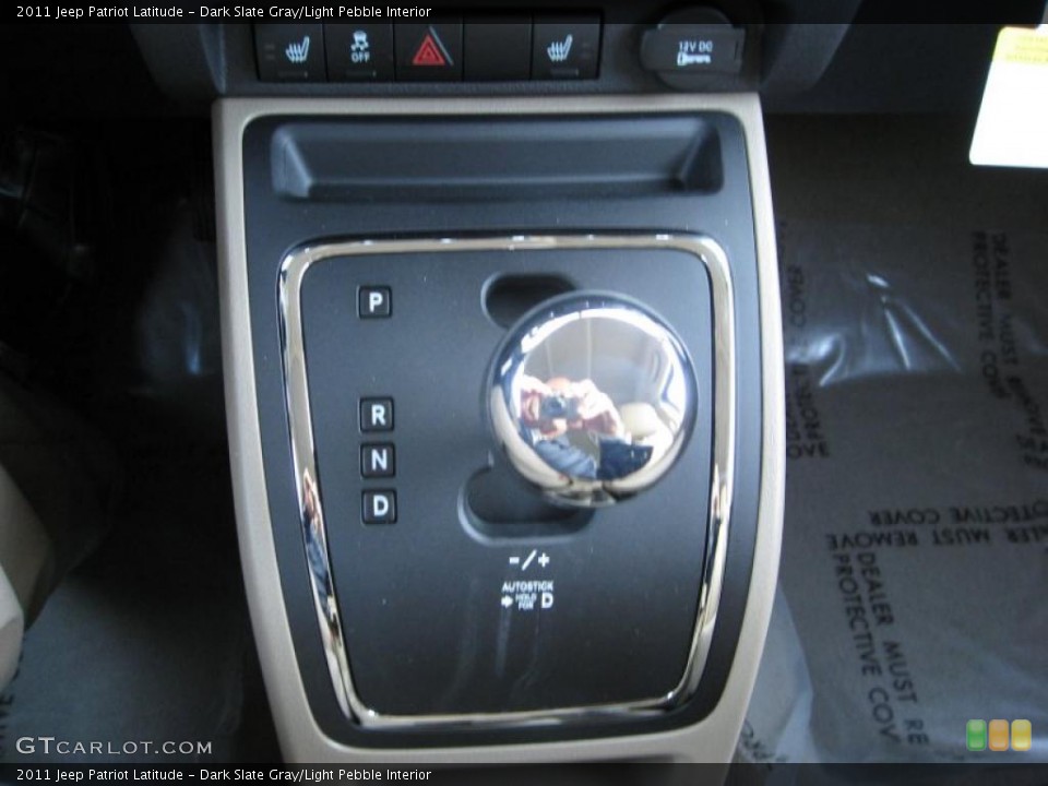 Dark Slate Gray/Light Pebble Interior Transmission for the 2011 Jeep Patriot Latitude #39067539