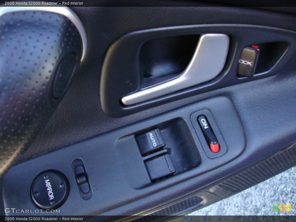 Red Interior Controls for the 2008 Honda S2000 Roadster #39068422