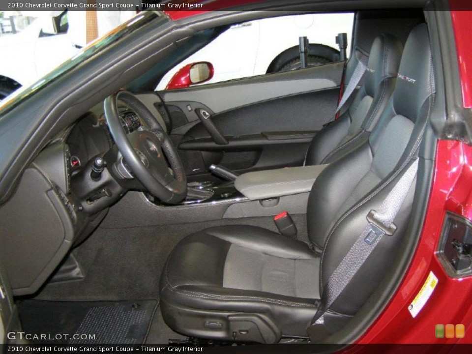 Titanium Gray Interior Photo for the 2010 Chevrolet Corvette Grand Sport Coupe #39069159