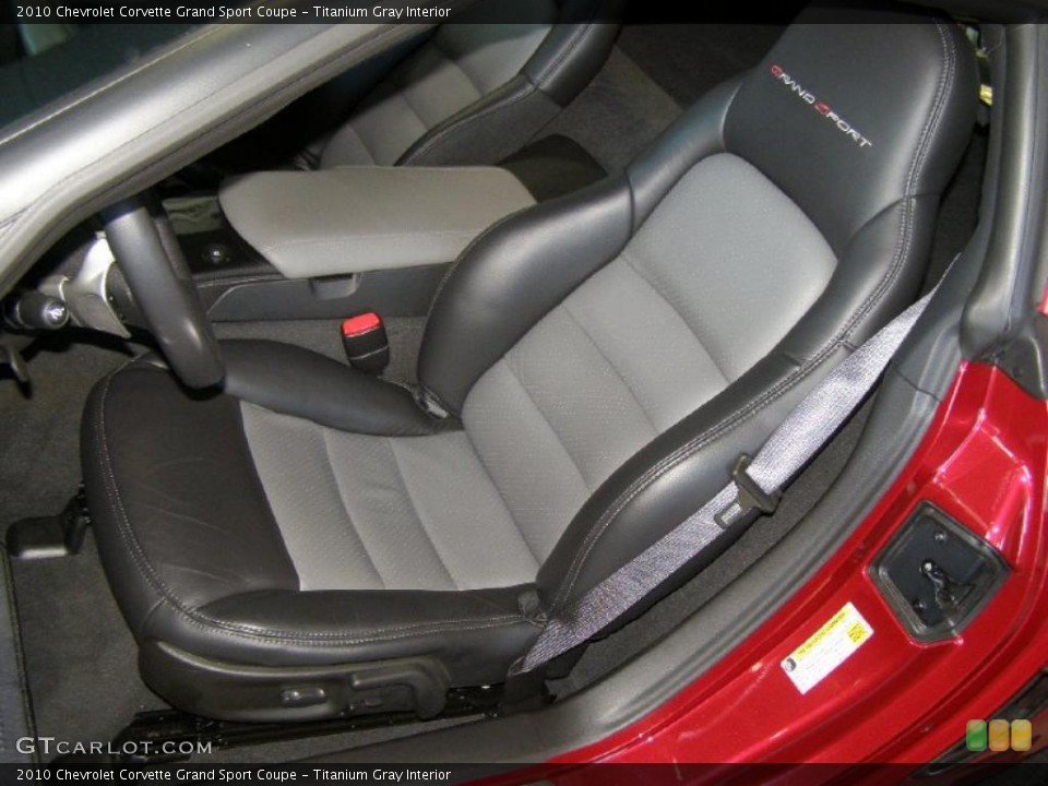 Titanium Gray Interior Photo for the 2010 Chevrolet Corvette Grand Sport Coupe #39069171
