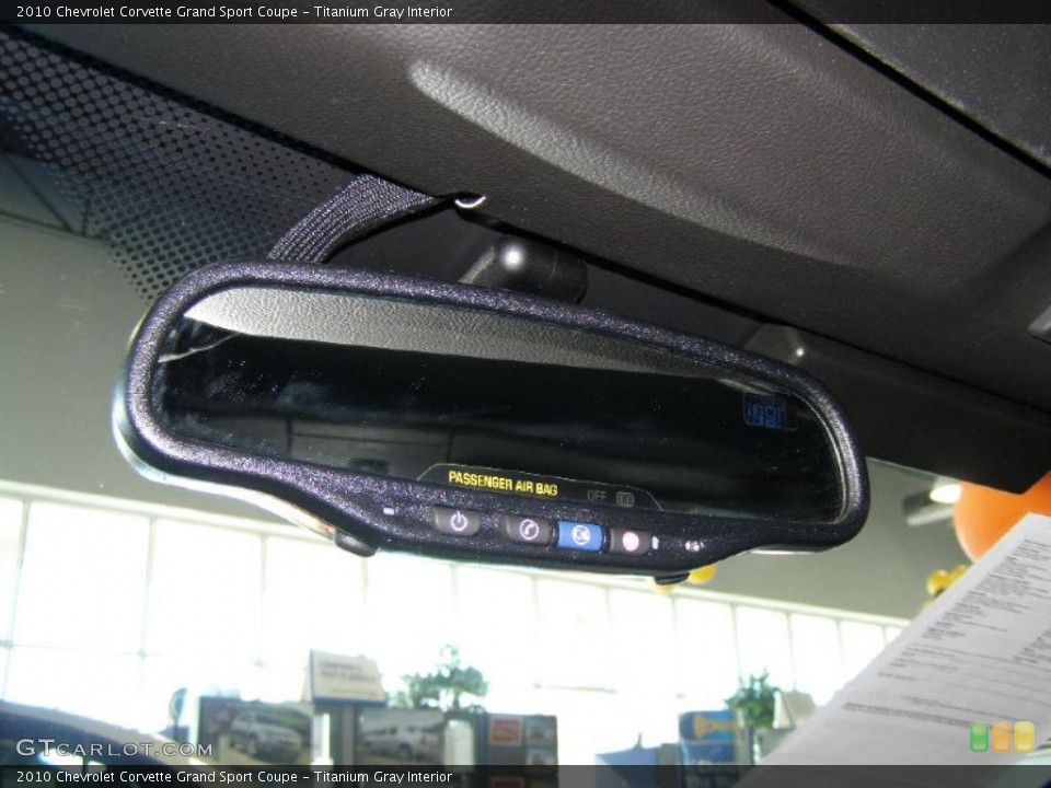 Titanium Gray Interior Controls for the 2010 Chevrolet Corvette Grand Sport Coupe #39069259