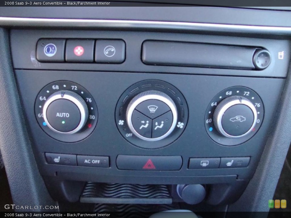 Black/Parchment Interior Controls for the 2008 Saab 9-3 Aero Convertible #39070456