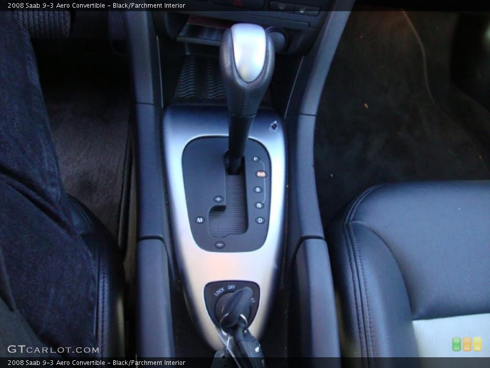 Black/Parchment Interior Transmission for the 2008 Saab 9-3 Aero Convertible #39070471