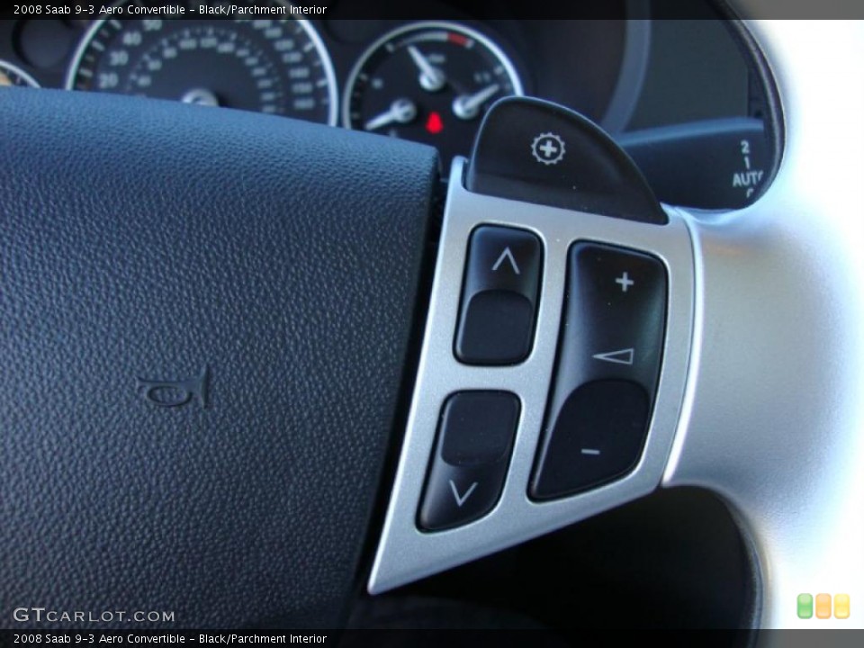 Black/Parchment Interior Controls for the 2008 Saab 9-3 Aero Convertible #39070534