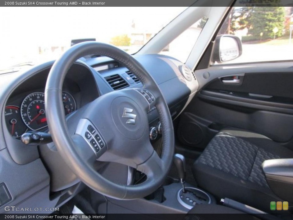 Black Interior Photo for the 2008 Suzuki SX4 Crossover Touring AWD #39071251