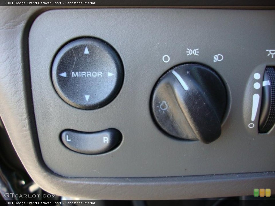 Sandstone Interior Controls for the 2001 Dodge Grand Caravan Sport #39071371