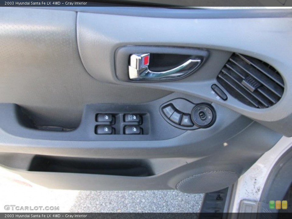 Gray Interior Door Panel for the 2003 Hyundai Santa Fe LX 4WD #39071483