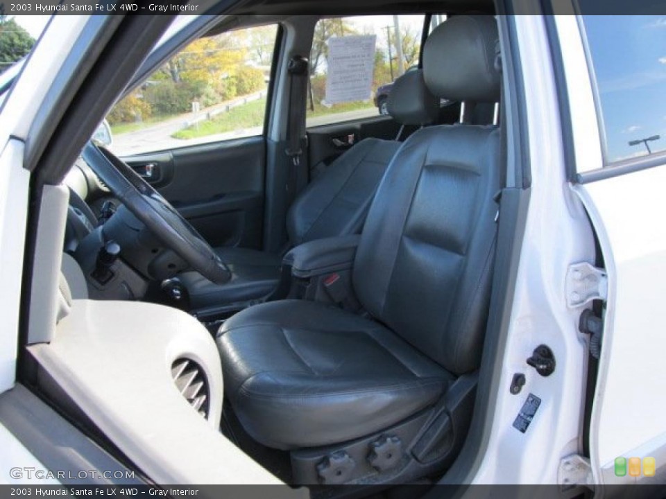 Gray Interior Photo for the 2003 Hyundai Santa Fe LX 4WD #39071491