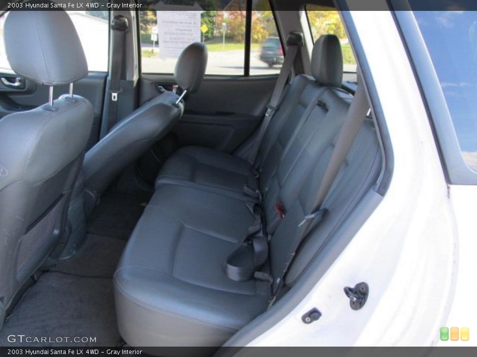 Gray Interior Photo for the 2003 Hyundai Santa Fe LX 4WD #39071551