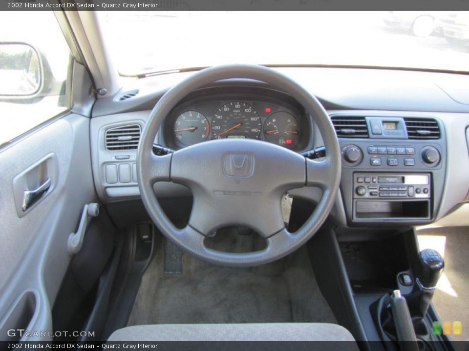 Quartz Gray Interior Steering Wheel for the 2002 Honda Accord DX Sedan #39072351