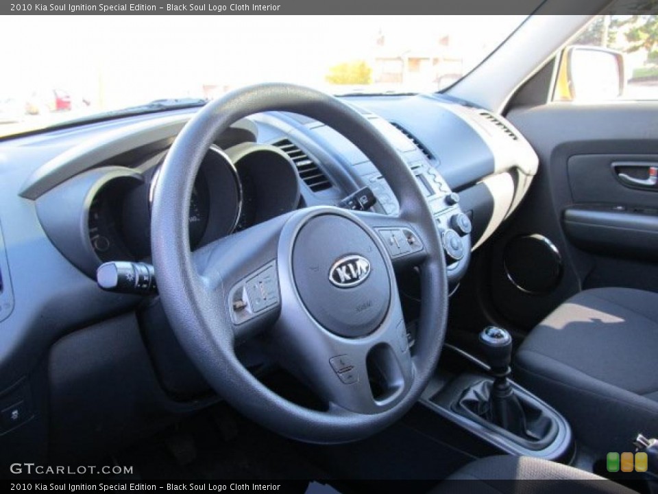 Black Soul Logo Cloth Interior Photo for the 2010 Kia Soul Ignition Special Edition #39072403