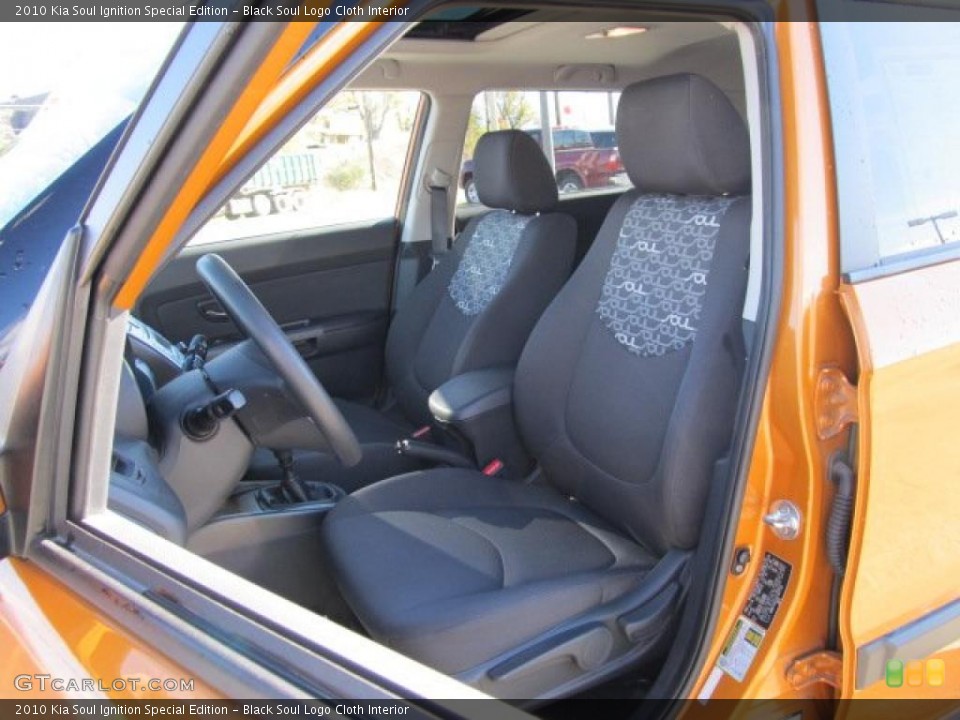 Black Soul Logo Cloth Interior Photo for the 2010 Kia Soul Ignition Special Edition #39072431