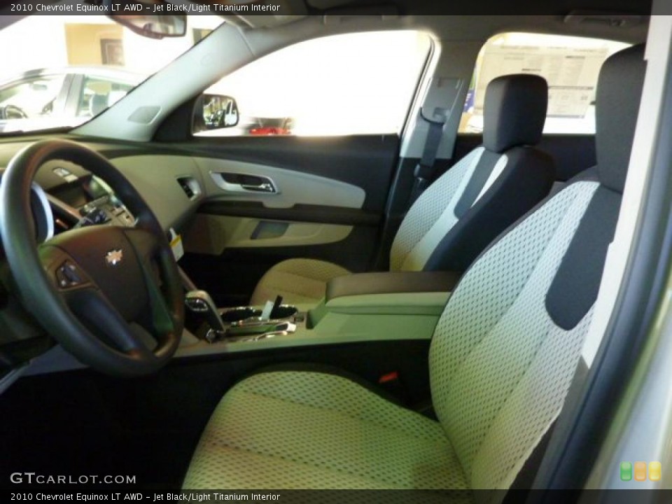 Jet Black/Light Titanium Interior Photo for the 2010 Chevrolet Equinox LT AWD #39073155